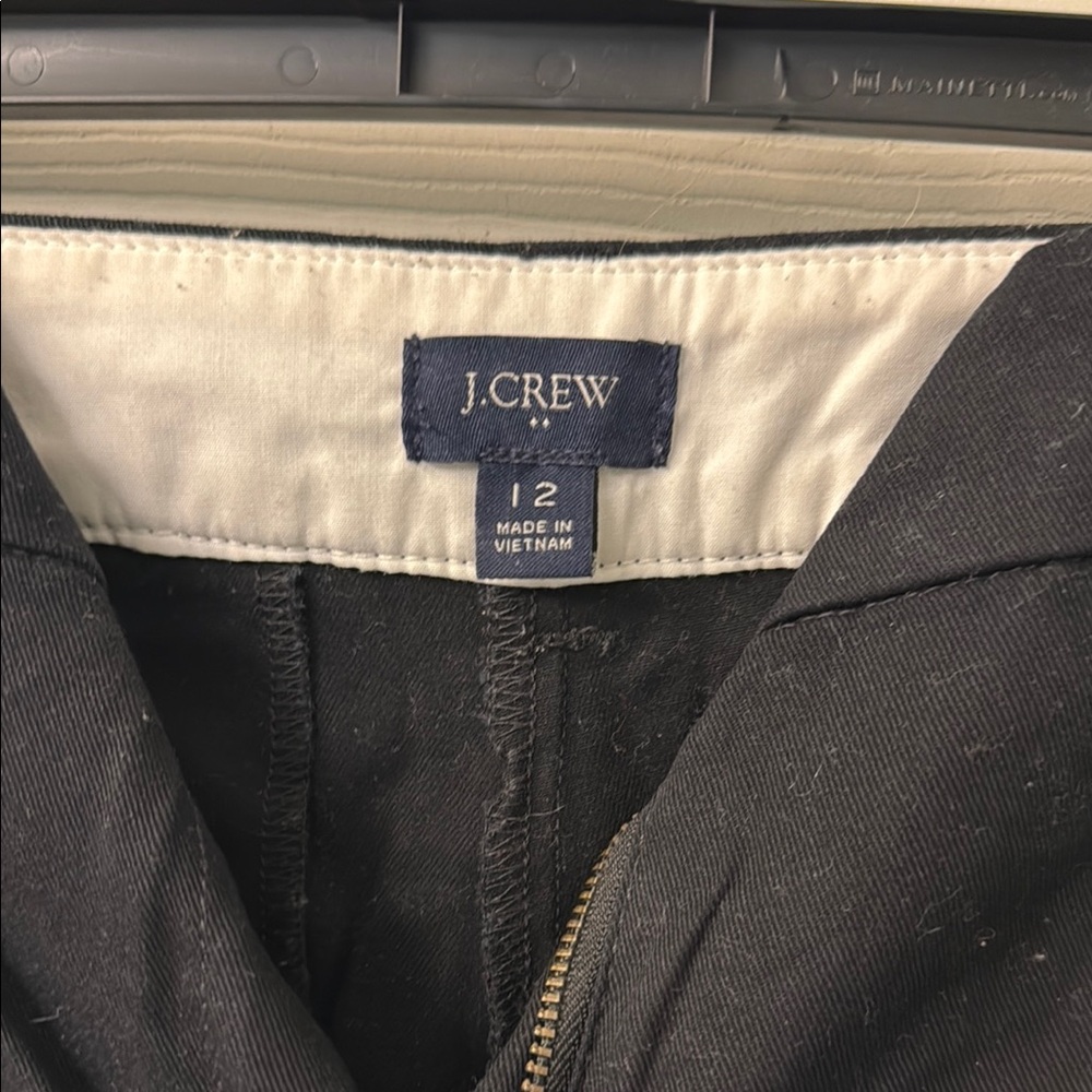J. Crew Black Chinos Classic Straight-Leg Pants